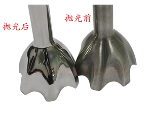 不銹鋼豆?jié){機(jī)葉輪等離子拋光樣品展示
